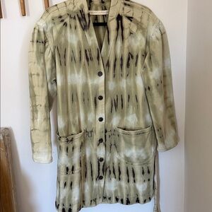 Mirage Tie Dye Vintage Fleece Simone Coat